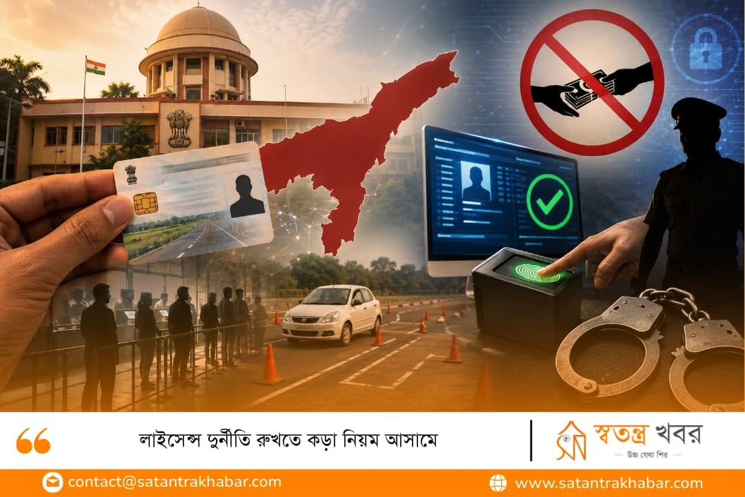 লাইসেন্স দুর্নীতি রুখতে কড়া নিয়ম আসামে
