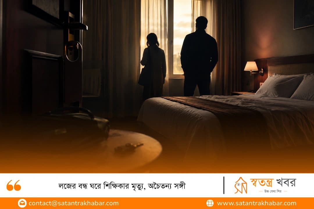 লজের বন্ধ ঘরে শিক্ষিকার মৃত্যু, অচৈতন্য সঙ্গী