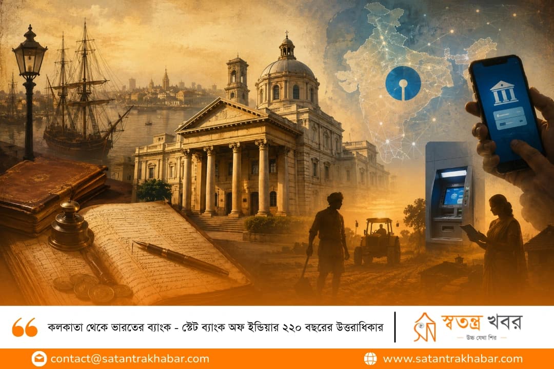 কলকাতা থেকে ভারতের ব্যাংক- স্টেট ব্যাংক অফ ইন্ডিয়ার ২২০ বছরের উত্তরাধিকার