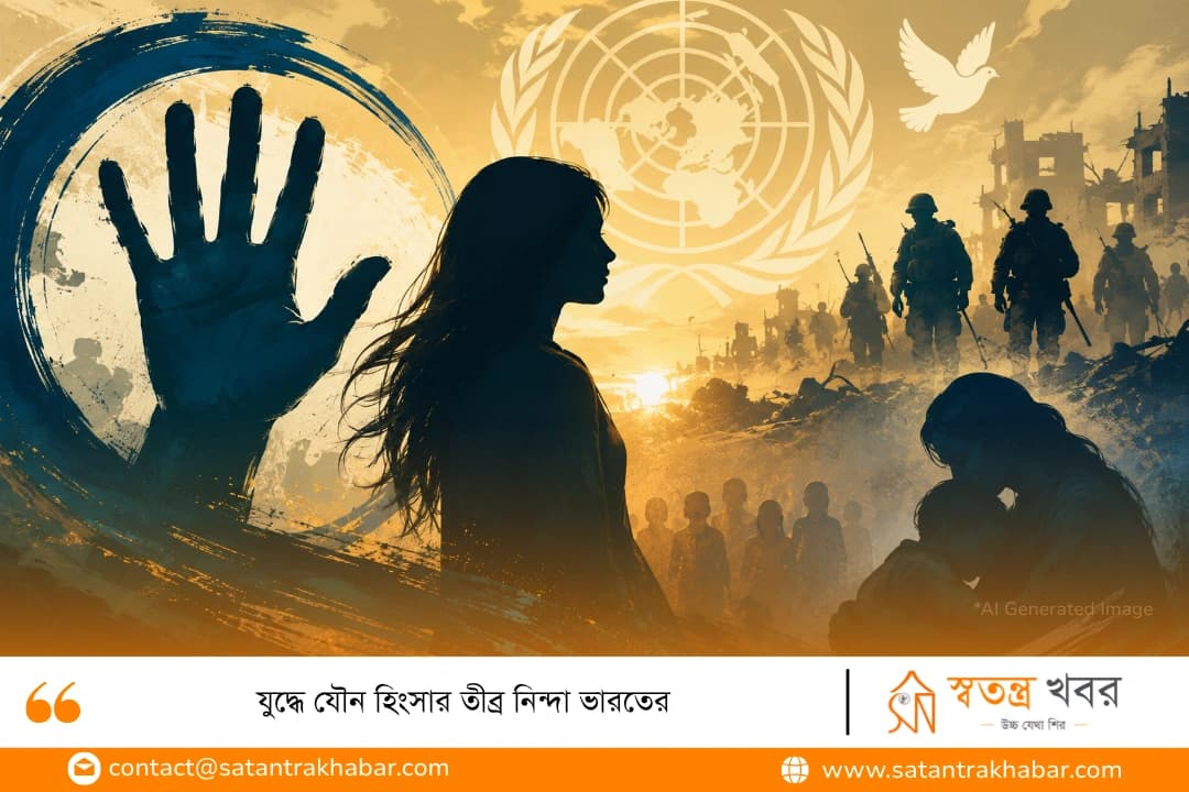 যুদ্ধে যৌন হিংসার তীব্র নিন্দা ভারতের