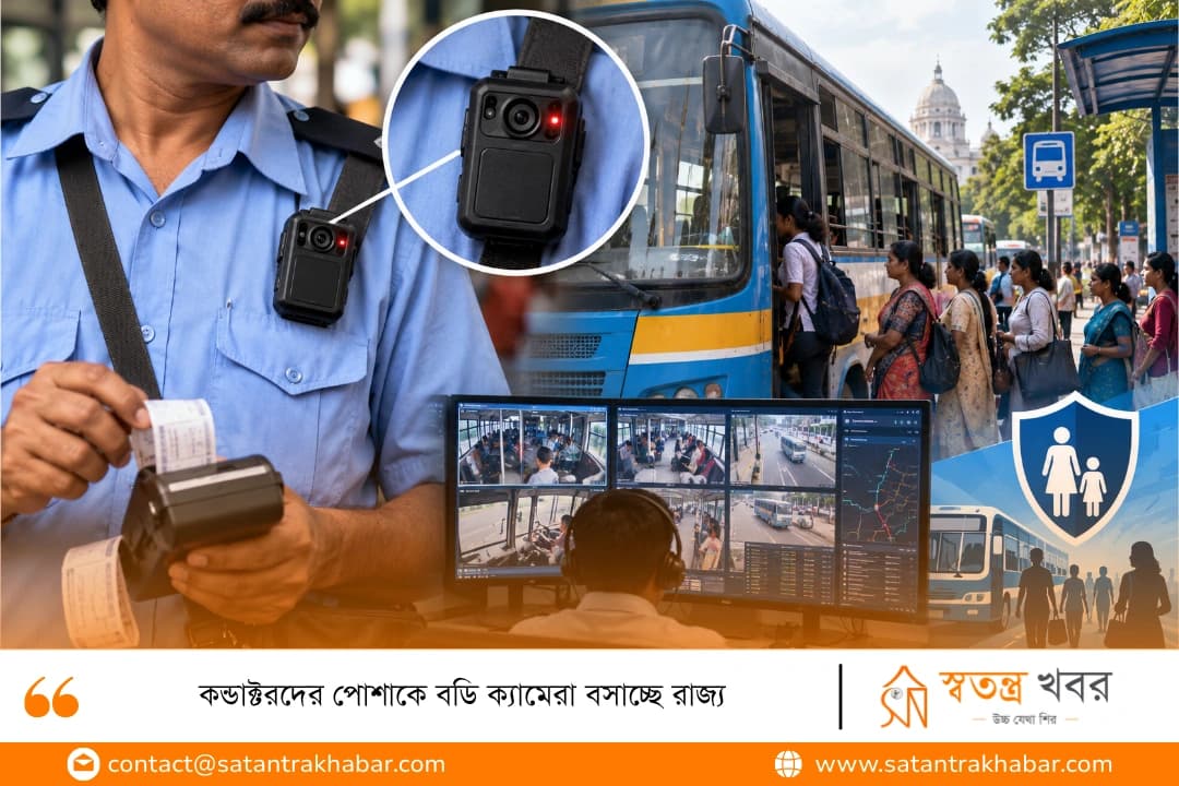 কন্ডাক্টরদের পোশাকে বডি ক্যামেরা বসাচ্ছে রাজ্য
