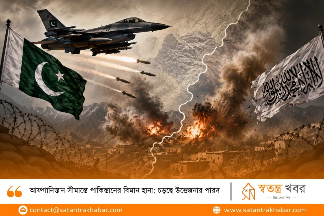 আফগানিস্তান সীমান্তে পাকিস্তানের বিমান হানা: চড়ছে উত্তেজনার পারদ