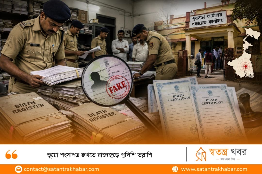 ভূয়ো শংসাপত্র রুখতে রাজ্যজুড়ে পুলিশি তল্লাশি