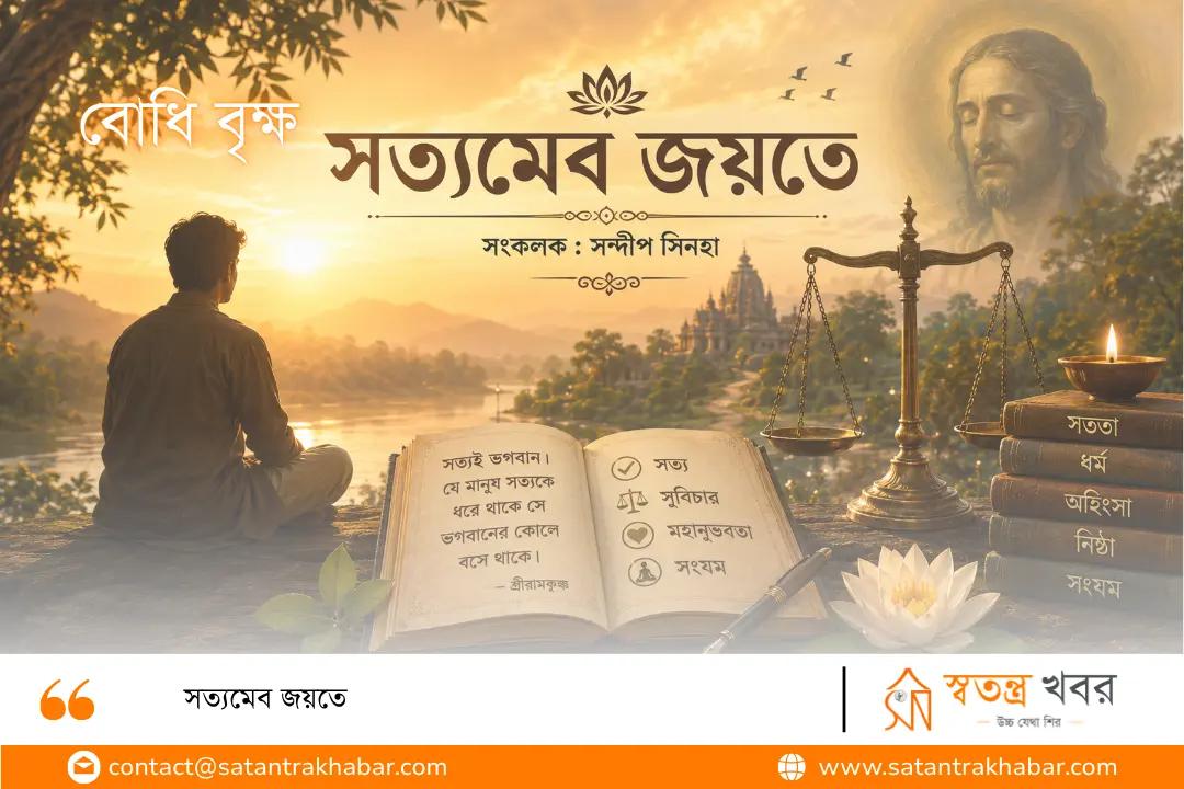 বোধি বৃক্ষ - সত্যমেব জয়তে