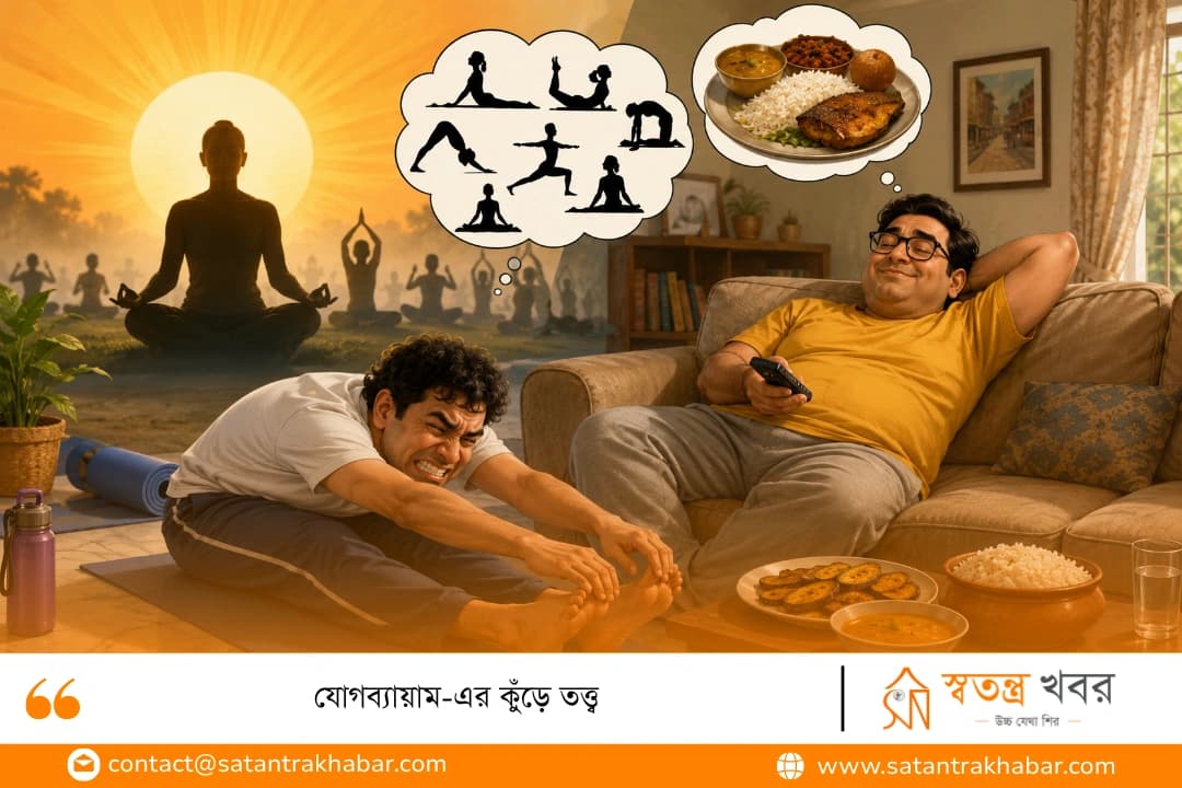 যোগব্যায়াম-এর কুঁড়ে তত্ত্ব