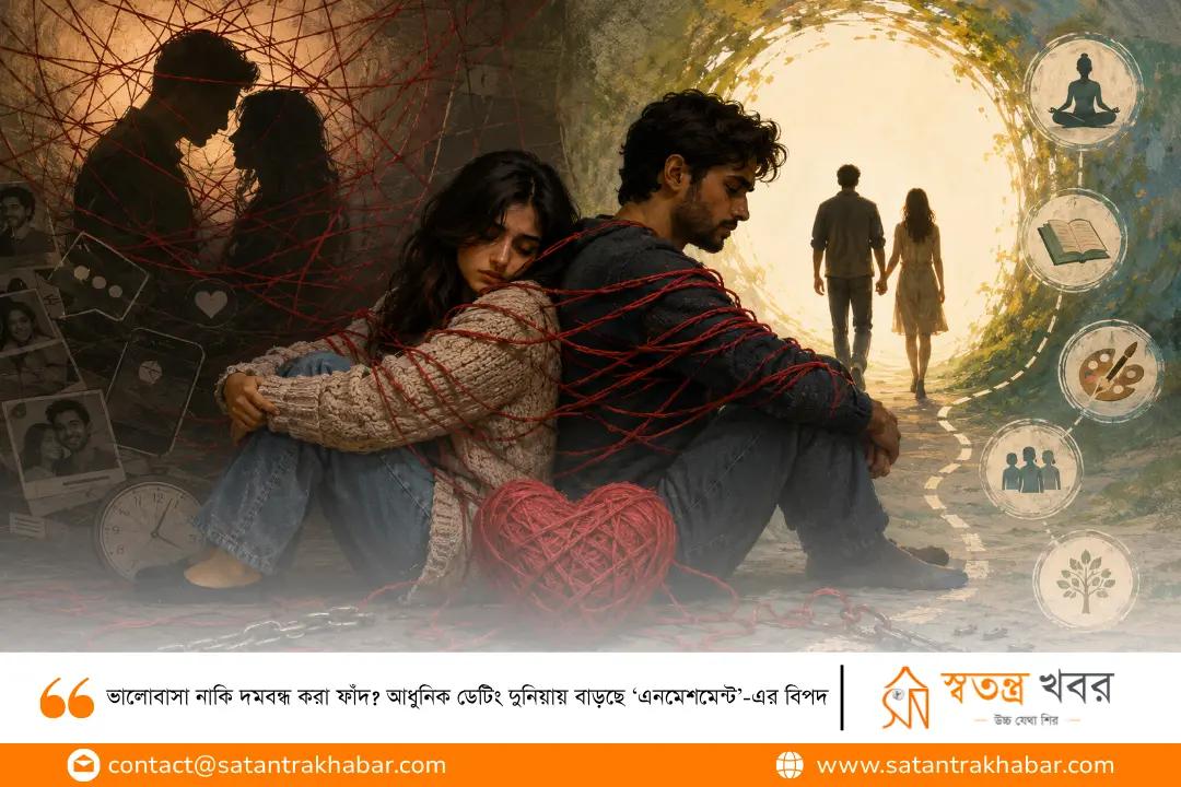 ভালোবাসা নাকি দমবন্ধ করা ফাঁদ? আধুনিক ডেটিং দুনিয়ায় বাড়ছে ‘এনমেশমেন্ট’-এর বিপদ